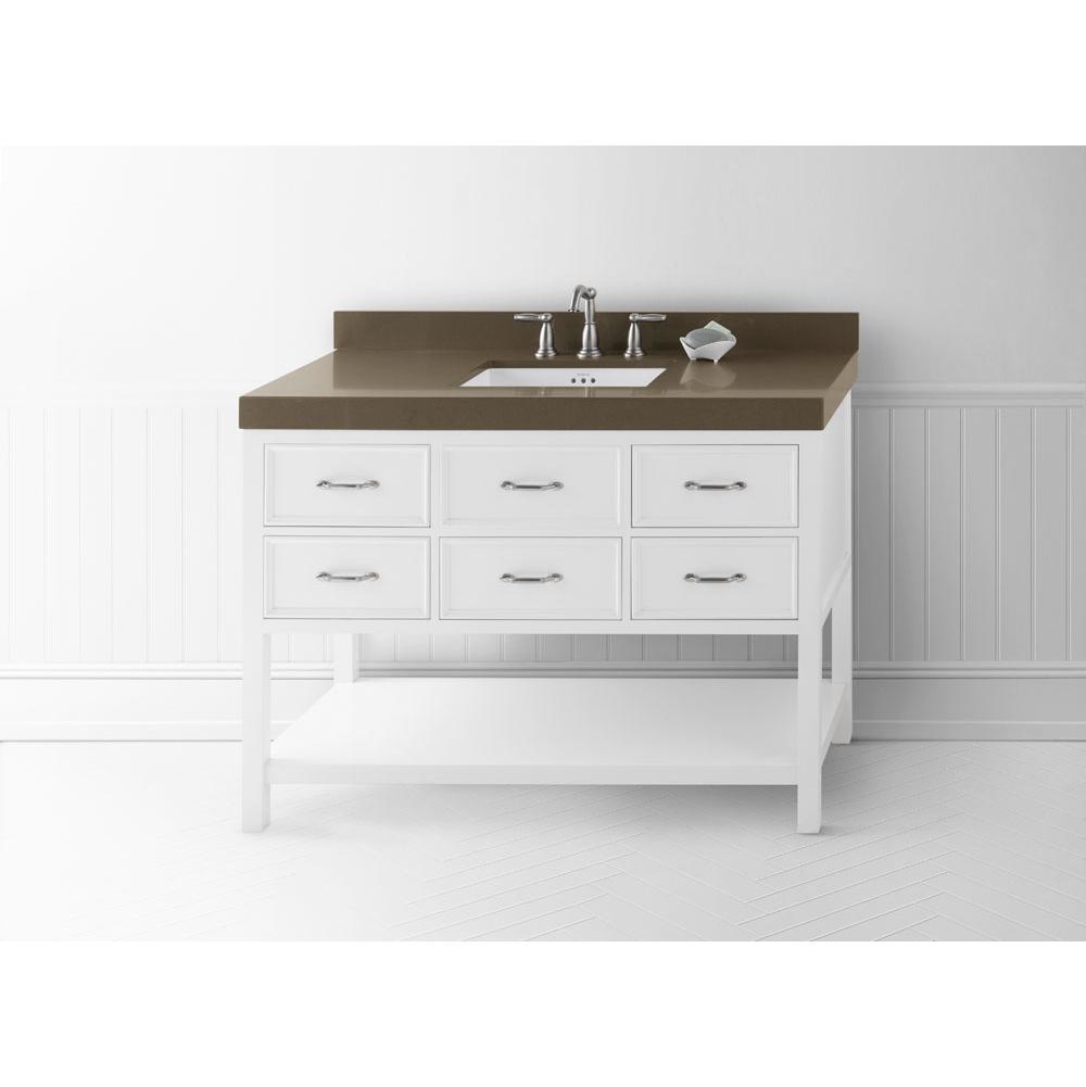 Ronbow 48'' Newcastle Bathroom Vanity Cabinet Base in White
