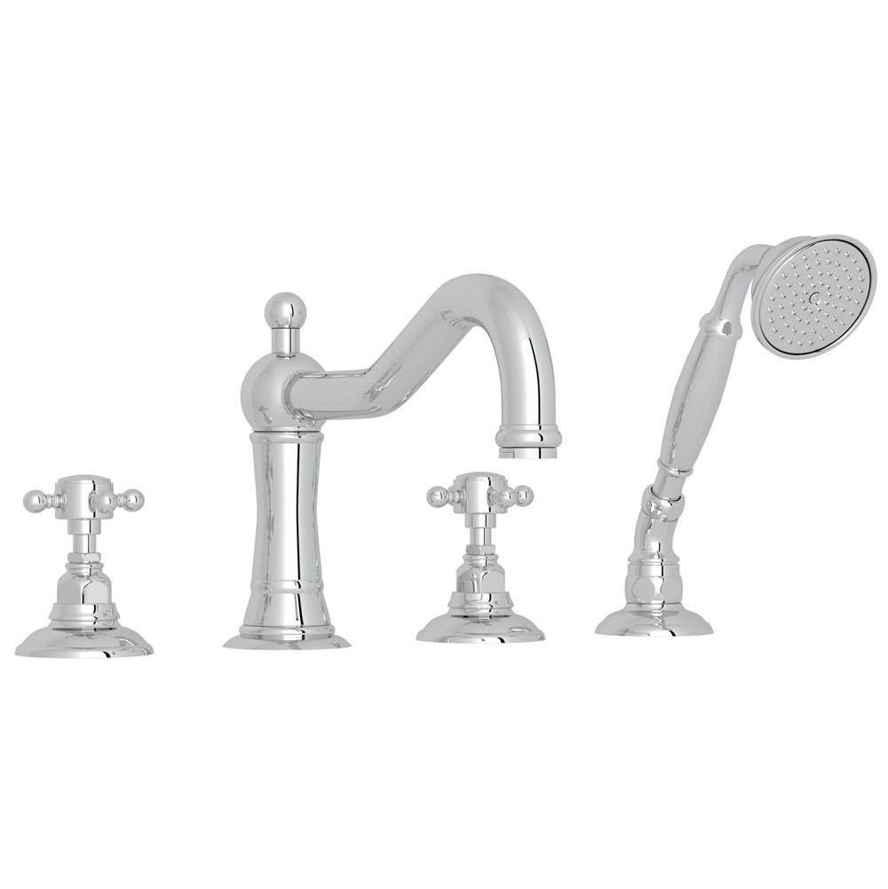 Rohl Acqui® 4-Hole Deck Mount Tub Filler