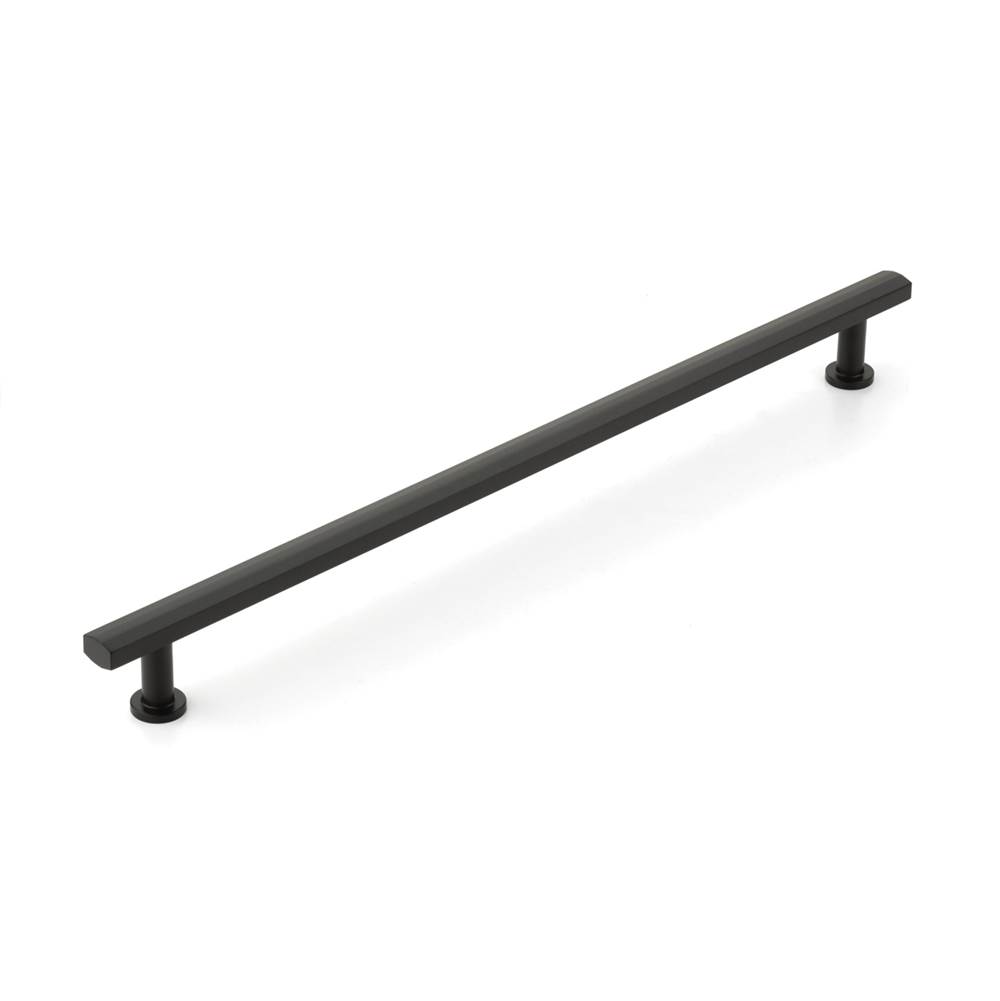 Schaub And Company Concealed Surface, Appliance Pull, Matte Black, 18'' cc