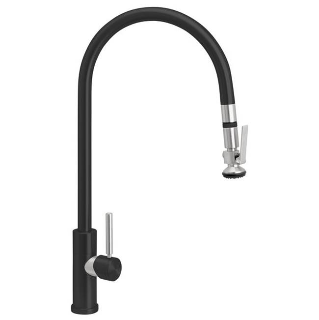 SplashWorks Specials Waterstone Modern extended reach PLP pulldown faucet – lever sprayer