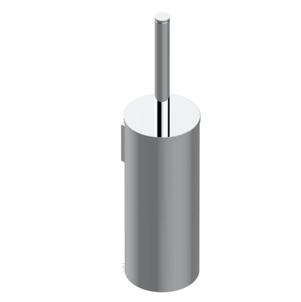 THG Metal toilet brush holder with brush with cover wall mounted