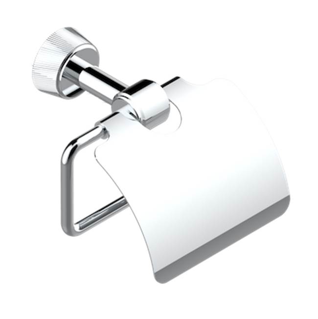 THG Toilet Paper Holder, Single Mount With Cover