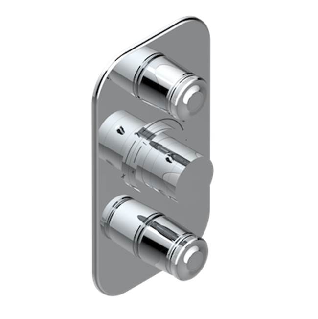 THG Trim For Thg Thermostat 2 Volume Controls, Rough Part Supplied With Fixing Box Ref. 5 400ae/us