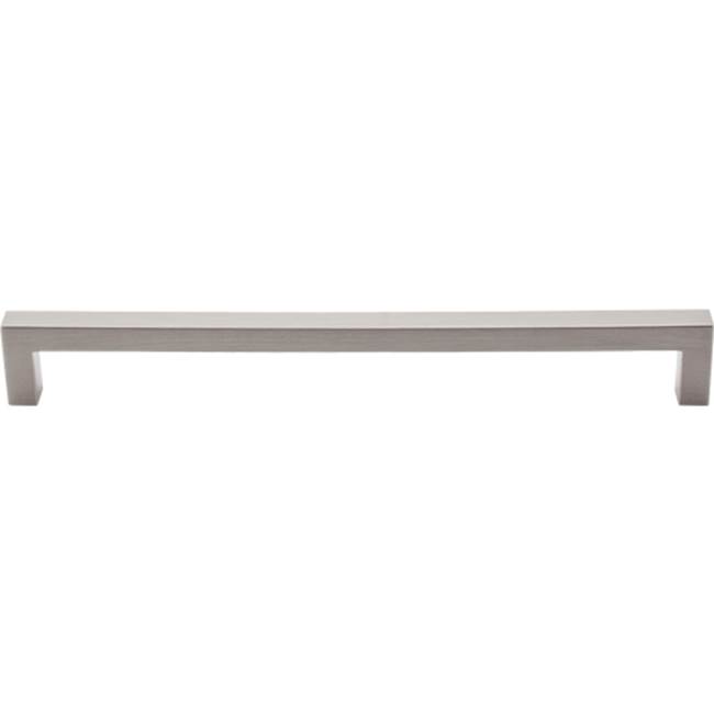 Top Knobs Square Bar Pull 8 13/16 Inch (c-c) Brushed Satin Nickel