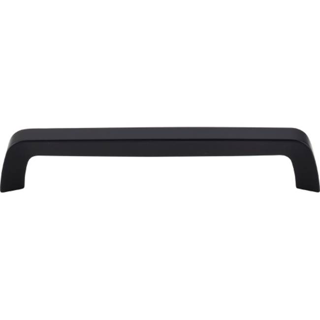 Top Knobs Tapered Bar Pull 6 5/16 Inch (c-c) Flat Black