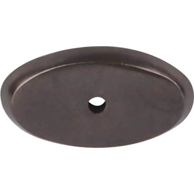 Top Knobs Aspen Oval Backplate 1 3/4 Inch Medium Bronze