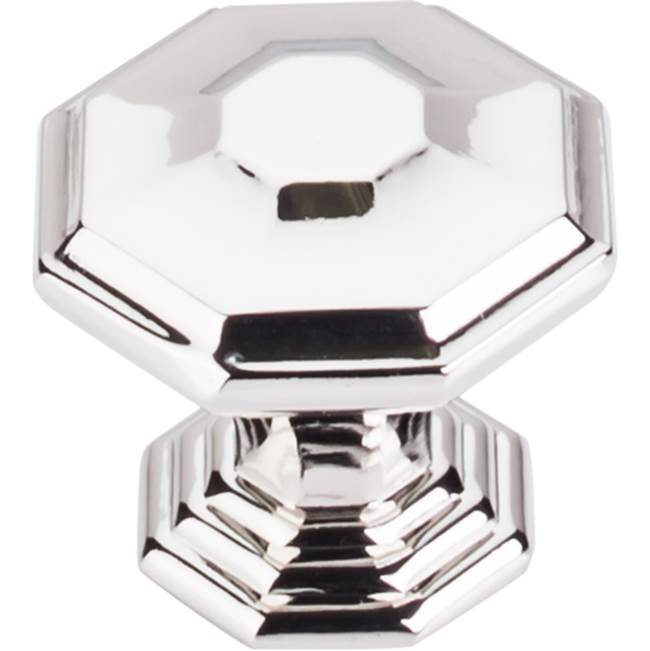 Top Knobs Chalet Knob 1 1/2 Inch Polished Nickel