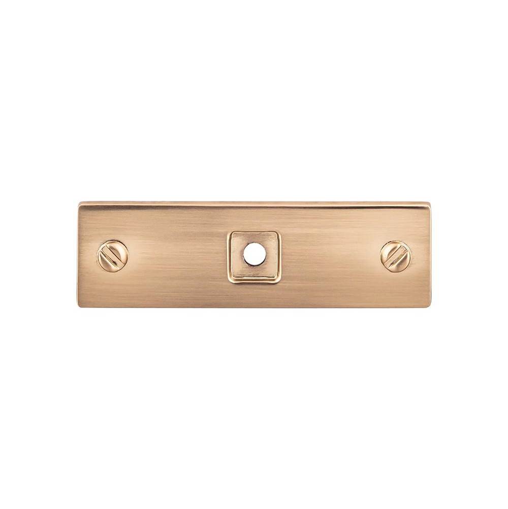 Top Knobs Channing Backplate 3 Inch Honey Bronze
