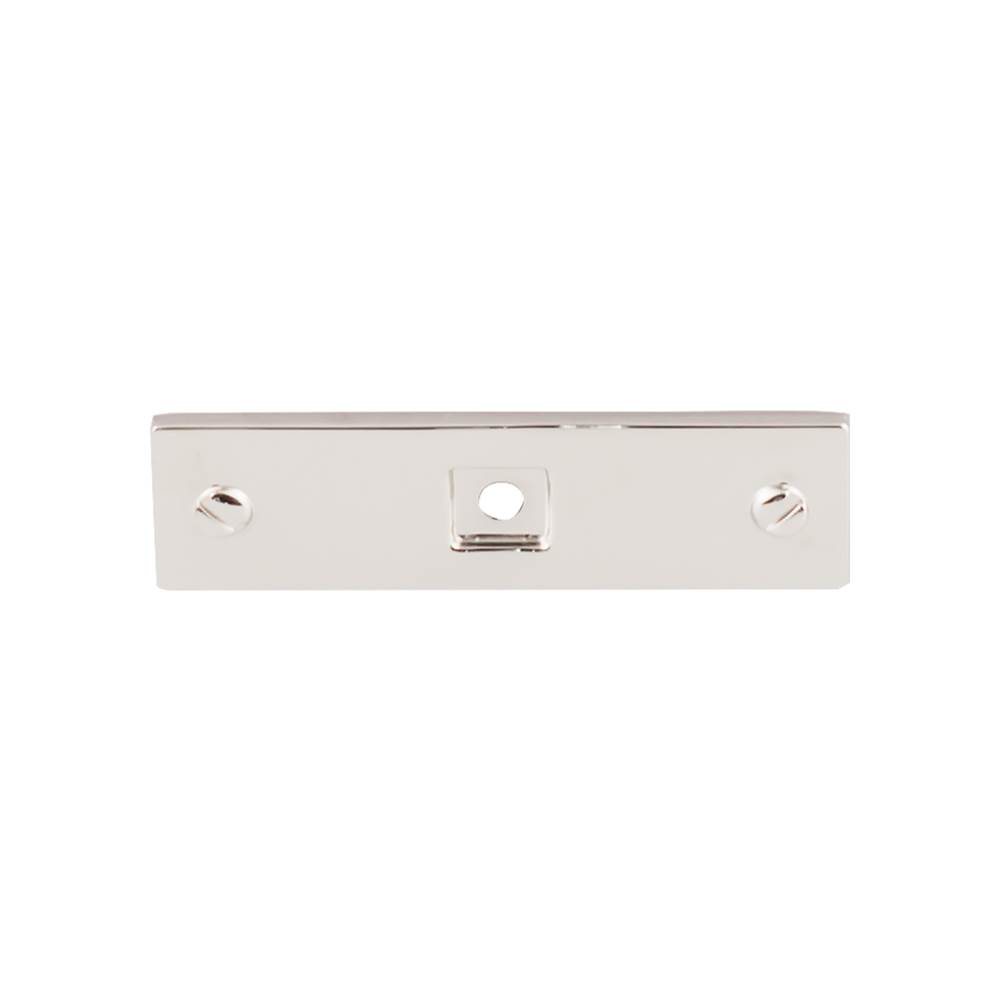Top Knobs Channing Backplate 3 Inch Polished Nickel