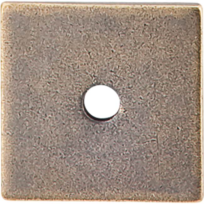 Top Knobs Square Backplate 1 Inch German Bronze