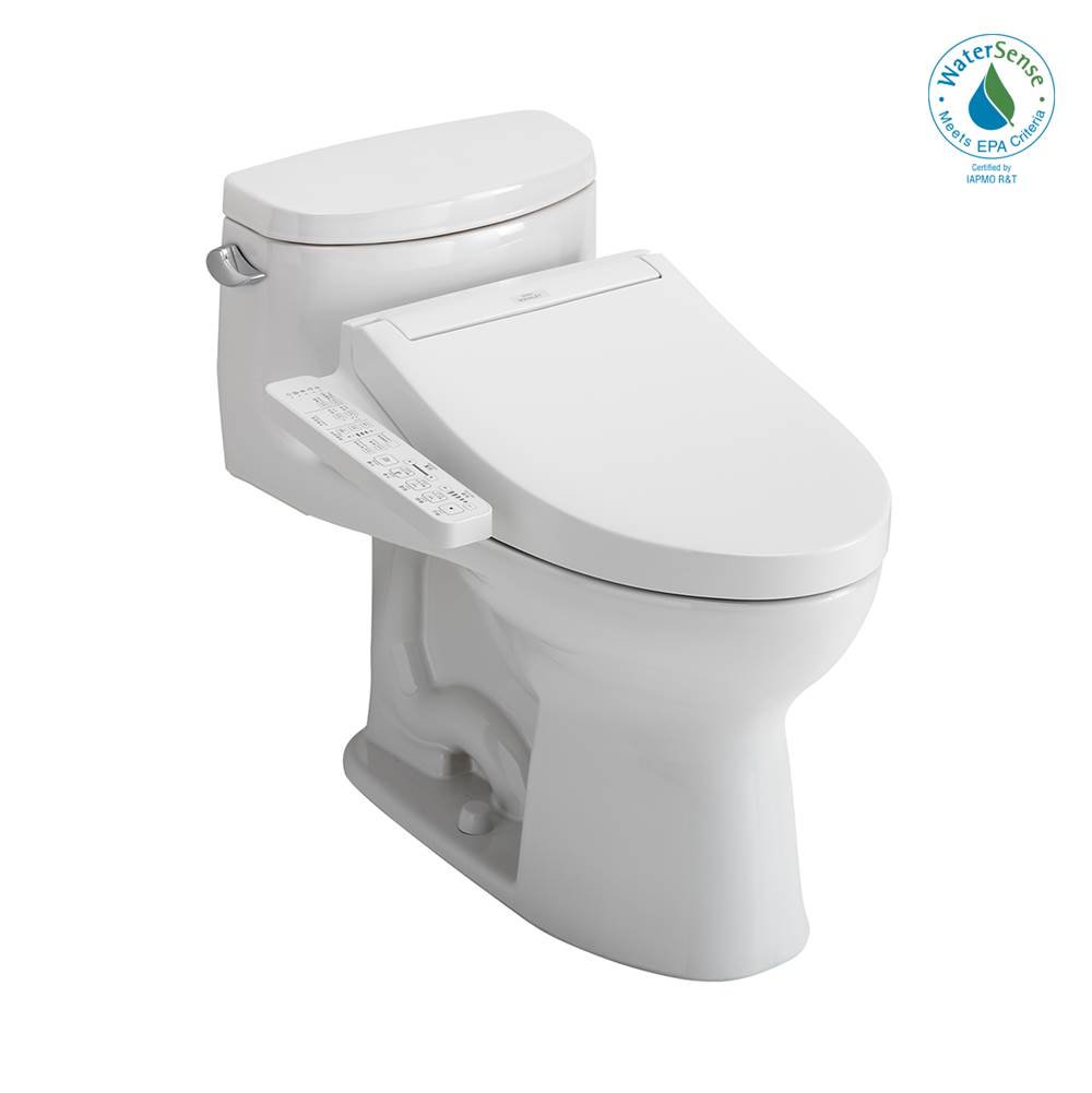 TOTO Toto® Washlet+® Supreme® II One-Piece Elongated 1.28 Gpf Toilet And Washlet+® C2 Bidet Seat, Cotton White