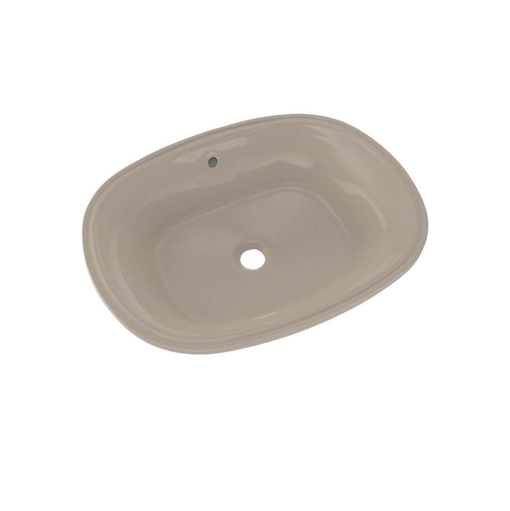 TOTO Toto® Maris™ 20-5/16'' X 15-9/16'' Oval Undermount Bathroom Sink With Cefiontect, Bone