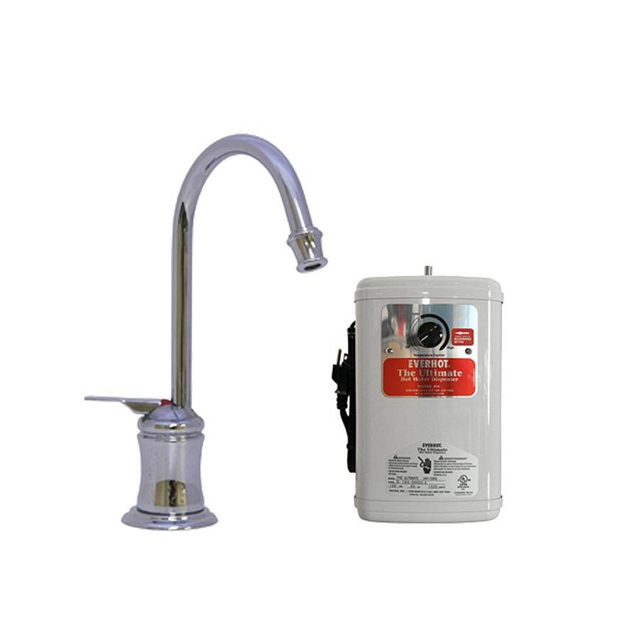 Water Inc Everhot LVH610 Hot Only System W/J-Spout For Filter - Satin Nickel