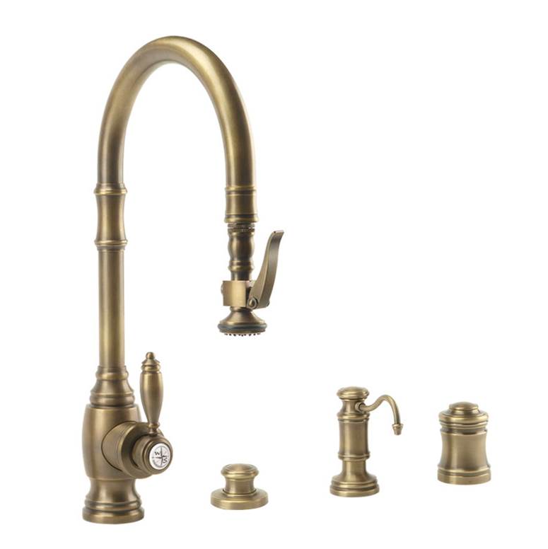 Waterstone Waterstone Traditional PLP Pulldown Faucet - 4pc. Suite