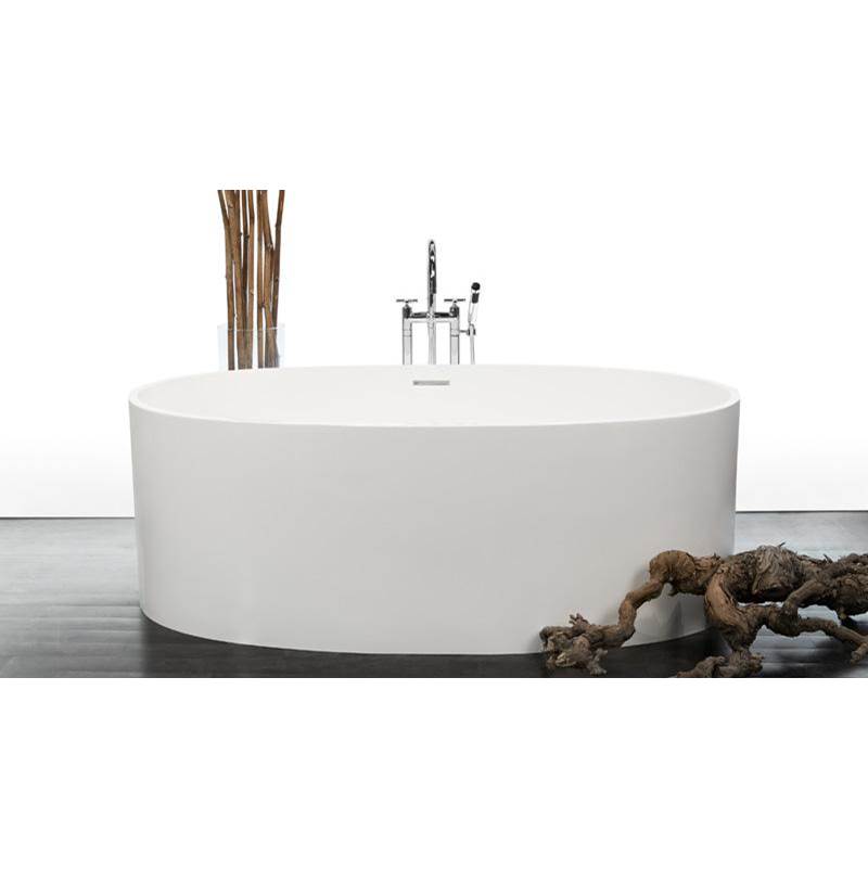 WETSTYLE Be Bath 66 X 34 X 22 - Fs  - Built In Sb O/F & Drain - Copper Conn - White Matte